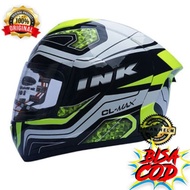 Diskon Helm / Helm Ink / Helm Full Face Ink Cl Max White Yellow