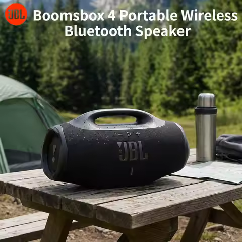 JBL Boomsbox 4 Portable Bluetooth Speaker Wireless Subwoofer Deep Bass IP68 Waterproof High Power Ou