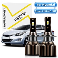 【For Hyundai Avante X20 2007-2010】LED Car Headlight Bulbs 1 Pair Headlamp 6000K White 13000LM 400% S