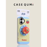 iphone 15 pro case iphone 17 case Pemegang rumah tomato magnetik sesuai untuk Apple 17 casing telefo
