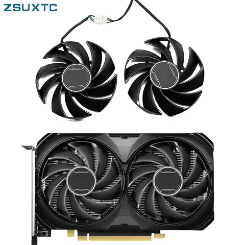 90MM Graphics Card Fan GPU Cooler For MSI RTX 4060 VENTUS 2X BLACK OC 8G,For MSI 4060Ti VENTUS 2X BL