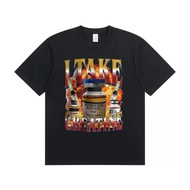 Creative Gym Memes Short Sleeve Casual T-Shirt for Women