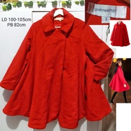 Coat Wool winter musim dingin super premium megar LD 95 - 103cm