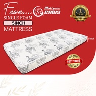 Mattress Genius Fawn Single 5 Inches Thick Foam Mattress (3X5)