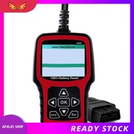 [ap4l43.] NS202 Battery Registration Tool+OBD/EOBD Diagnostic Supports 10 OBD/EOBD Test Modes for , 