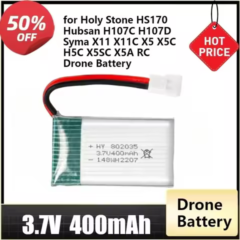 Lipo Battery for Holy Stone HS170 Hubsan H107C H107D Syma X11 X11C X5 X5C H5C X5SC X5A RC Drone Heli