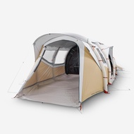 QUECHUA 充氣露營帳篷AIR SECONDS 6.3 F&B｜6人用，3間寢室
