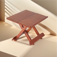 KAYU Teak Wood Portable Folding Table / Teak Wood Folding Study Table / Teak Wood Folding Laptop Tab