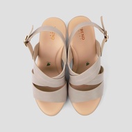 TREND รองเท้าหนัง PU/รองเท้าส้นสูง ส้น 7 CM. รุ่น LUCCA สี GREY | รองเท้าส้นสูง ผู้หญิง