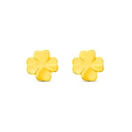 Top Cash Jewellery 916 Gold Lily Clover Earring