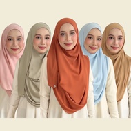TulipHijab 2m Haya Shawl Tak Jarang Long Wide Shawl Labuh Panjang Korean Chiffon Instant 2 Loops