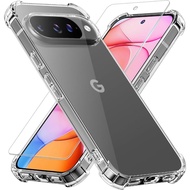 Google Pixel 10 Case or Google Pixel 10 Pro Case with Tempered Glass Screen Protector