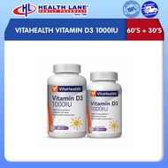 VITAHEALTH VITAMIN D3 1000IU 60'S+30'S
