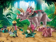 Playmobil 71821 Dinos Triceratops Family ไดโนเสาร์: ครอบครัวไทรเซอราทอปส์