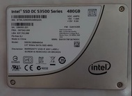 英特爾 Intel  S3500 480G  2.5吋 SATA 企業級 SSD 固態硬碟 二手