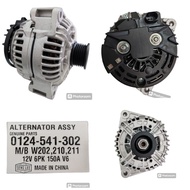 (0124-541-302) Alternator Mercedes Benz W203, W210, W211 V6 M112 12V 150A 6pk (2pin)