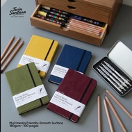 Sketchbook Mini Pocket Book A6 Journal VelvetHARD COVER 180gsm - 100 pages A6 Sketchbook