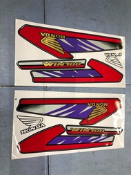 bộ tem cho xe honda win 100-đỏ