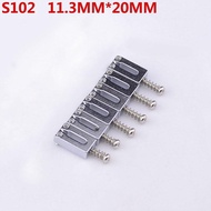 KR-Genuine Original GOTOH S21/S199/S102 Electric Guitar Bridge Steel Saddle 10.5MM/10.8MM/11.3MM M