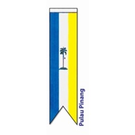 Bendera Pulau Pinang : 2’x8’