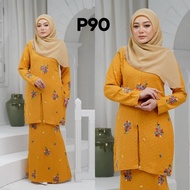 Kebarung Nayla New Arrival Hot Selling Best Quality Baju Kurung Moden Terbaru Kurung Pahang Kurung Ironless Kurung Riau