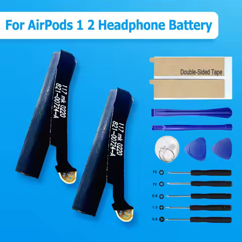 Brand-New 25mAh Bateria For Airpods 2nd 1st A1722 A2032 A2031 A1604 A1523 For AirPods 1 2 Rechargeab