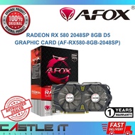 AFox RX 580 8GB GDDR5 2048SP Graphic Card AMD Radeon RX580 8G D5 GPU