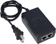 Gigabit POE Injector Adapter, 48V 35W 0.5A, 10/100/1000Mbps IEEE 802.3af Compliant, Up to 100M (328 