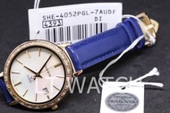 深水埗 有門市全新正貨1年保養 SHEEN 高貴 CASIO 錶 卡西歐 手錶 女裝/女仕/卡西欧 送贈品靚錶布 #SHE-4052PGL-7A SHE4052PGL-7A SHE-4052PGL-7
