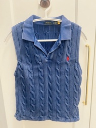 Polo Ralph Lauren 洗水藍針織背心 