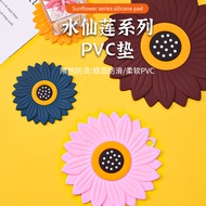 Narcissus Lotus Placemat Heat Insulation Mat Hot Dish Mat Coaster Kitchen Household Hot Table Mat He