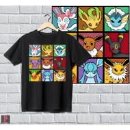Pokémon Eevee Evolution Anime Shirt | Asian Size | Unisex | Pikachu
