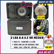 2 Loa 101 Mexico L1 120W Xương 7 Màu Trợ Lời Karaoke Loa Treo Tường Lắp Cafe Nhà Hàng Lớp Học-H2Pro 