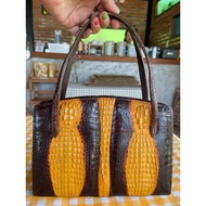 Vintage Crocodile Leather Handbag