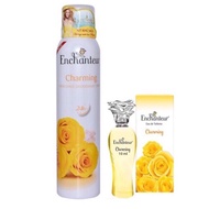 Enchanteur: Combo xịt khử mùi hương nước hoa Charming 150ml +Nước hoa mini Charming 10ml