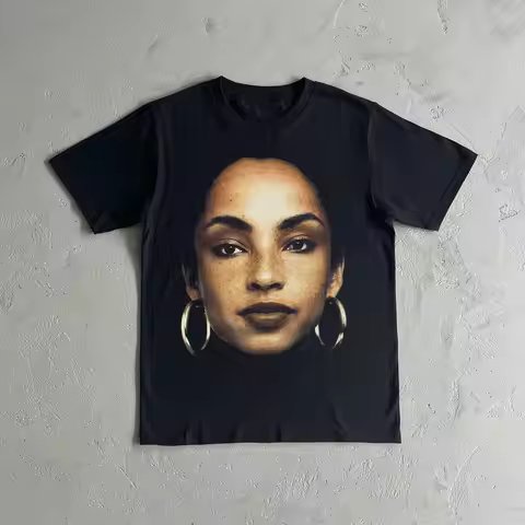 Sade Diamond Life Heavyweight T Shirt - Sade 90s Concert T-Shirt, Pop Music Tee Unisex Cotton Shirt