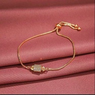 [ Bayar Ditempat ] Gelang Serut Titanium Import / Gelang Serut Wanita Terbaru 2022 / Gelang Titanium