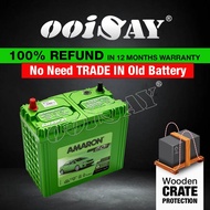 AMARON GO NS60L | 46B24L | 46B24LS (MF) - 45AH - Car Battery - Waja Vios Civic Almera Iswara Livina