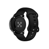 AGUPERFIT Watch Band 20mm Soft Silicone Sports Quick Release Belt Smart Watch Replacement Band (20mm %Gangnam% 01 Black)