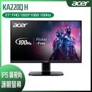 Acer 宏碁 KA220Q H 護眼螢幕 (22型/FHD/HDMI/喇叭/VA)