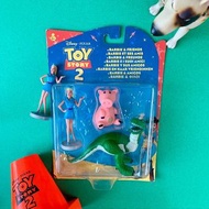 迪士尼 玩具總動員 1999老物 桌面小擺景 抱抱龍 火腿 芭比 Disney Toystory 吊卡 桌面療癒小物