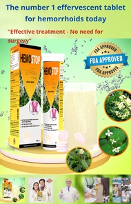 Hemostop Authentic Effervescent Tablets Solutions For Hemorrhoids/Almoranas