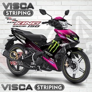 Stiker Striping Mx King 150 Full Body Variasi Monster Energy