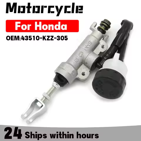 Motorcycle Rear Hydraulic Brake Master Cylinder Pump For Honda CR80 CR85 CR85R CR125 CR250 CR500 CRF