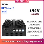MINI PC Intel Ultra 7 155H/165H/Ultra 9 185H 2*DDR5 SO-DIMM 2*M.2 1*SATA3 HDMI DP Type-C 2*SIM 1 Yea