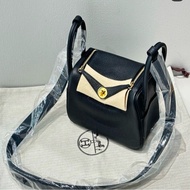 HERMES mini Lindy 2代黑金 全新全配 剛出專櫃