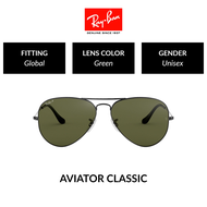 Ray-Ban AVIATOR LARGE METAL  RB3025 004/58  Unisex Global Fitting  POLARIZED Sunglasses  Size 58mm