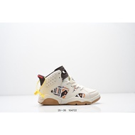 Air Jordan Children's Shoes Summer Autumn Jordan 6 Children's Shoes High-Top Basketball Shoes Boys G