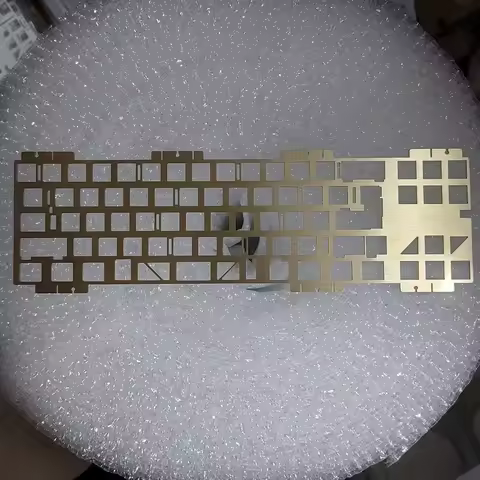 TKD Cycle7 keyboard plate C7 Brass PP PC CF Aluminum ( for PCB-mounted stab)