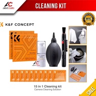 K&F Cleaning Kit 4-in-1 / Tools Kit DSLR Camera Lens Cleaner Mirrorless Cleaner Lenspen Lens Blower 